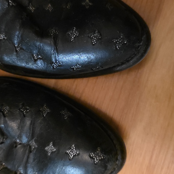 Kanna Leather Cowbow Style Ankle Pointy Boots - Picture 2 of 6